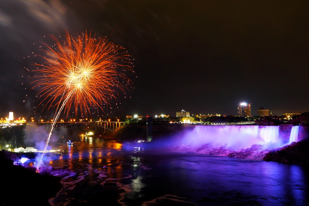 Niagara falls Fireworks